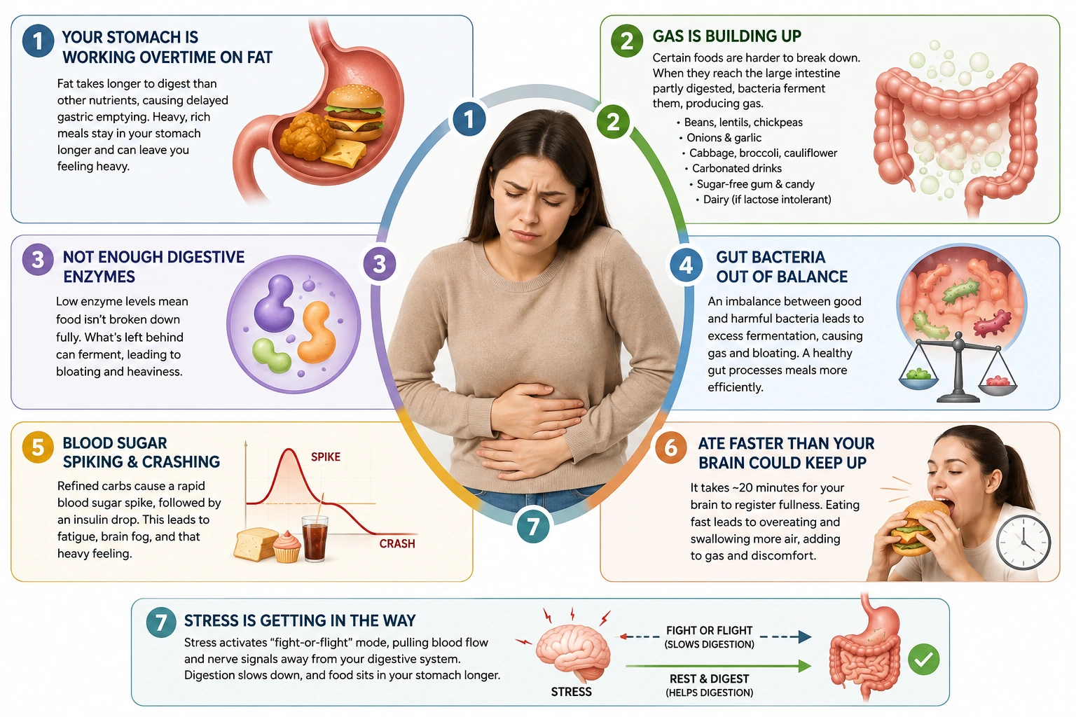 Why You Feel Heavy After Eating (and 10 Fixes That Actually Work)